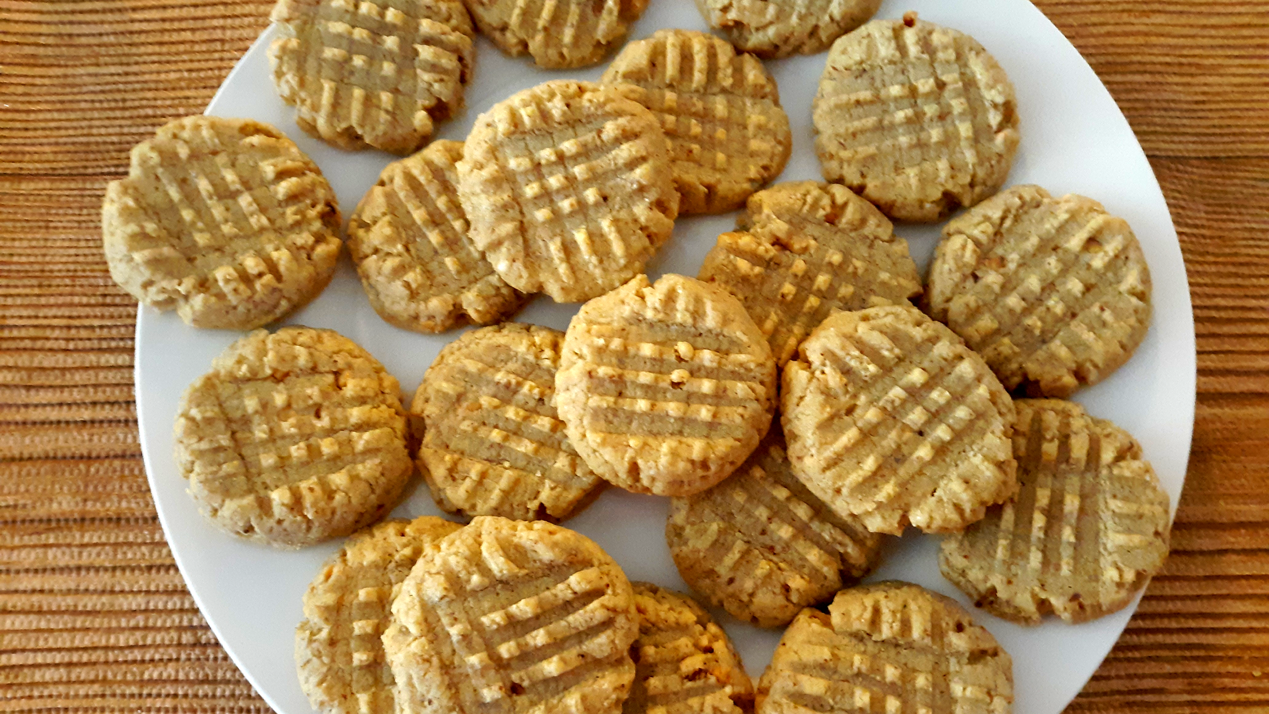 LOW CARB SUGAR FREE PEANUT BUTTER COOKIES