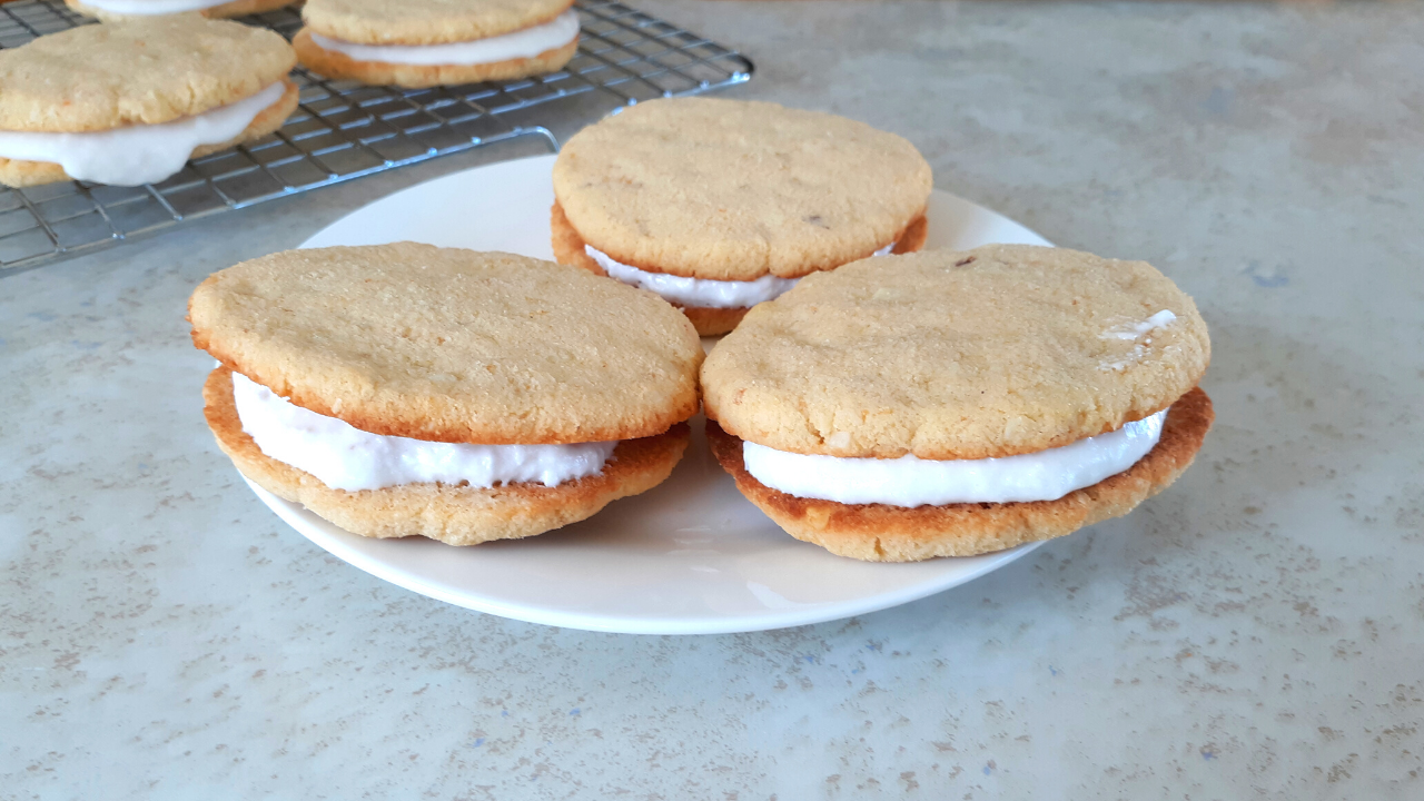 Keto Oatmeal Cream Cookies delicious low carb kitchen