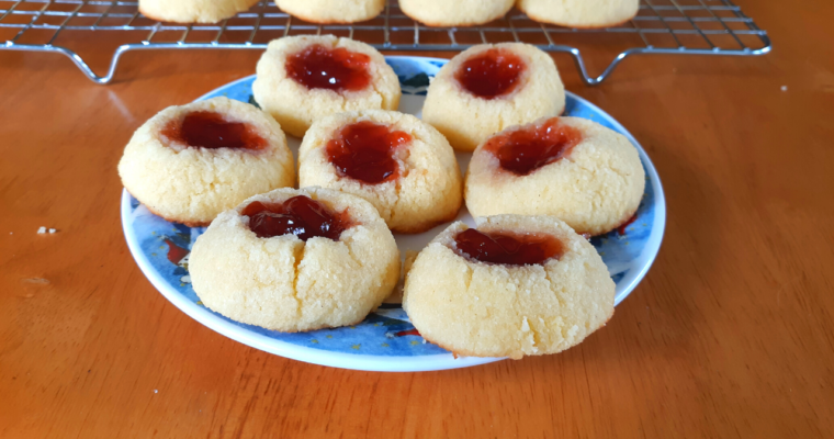Easy Keto Thumbprint Cookies With Dairy Free Option