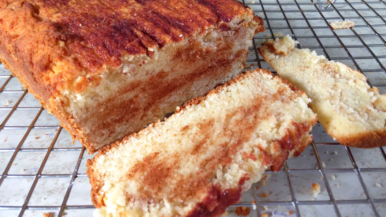 Quick Keto Coconut Flour Cinnamon Bread delicious low carb