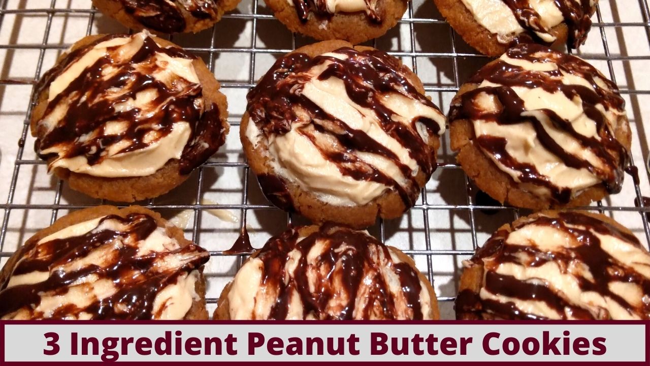 Quick 3 Ingredient Peanut Butter Cookies With Nut Free Options