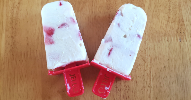Easy 3 Ingredient Keto Frozen Yogurt Popsicles