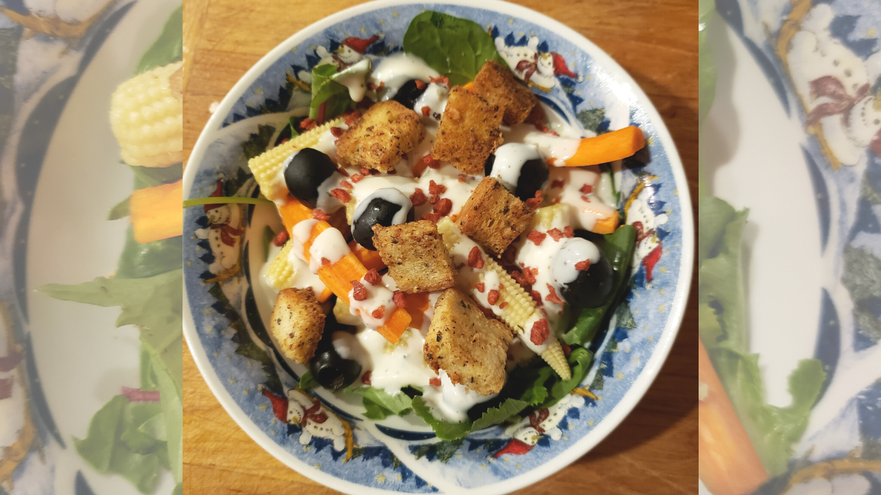 10 Minute Keto Croutons