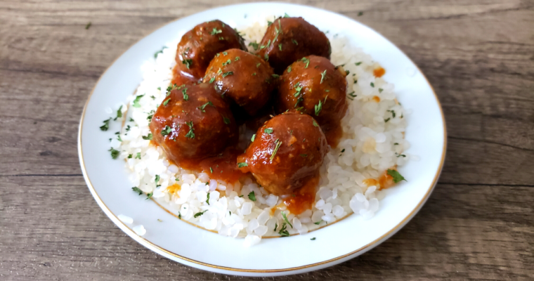 Quick Keto Sweet and Sour Meatballs