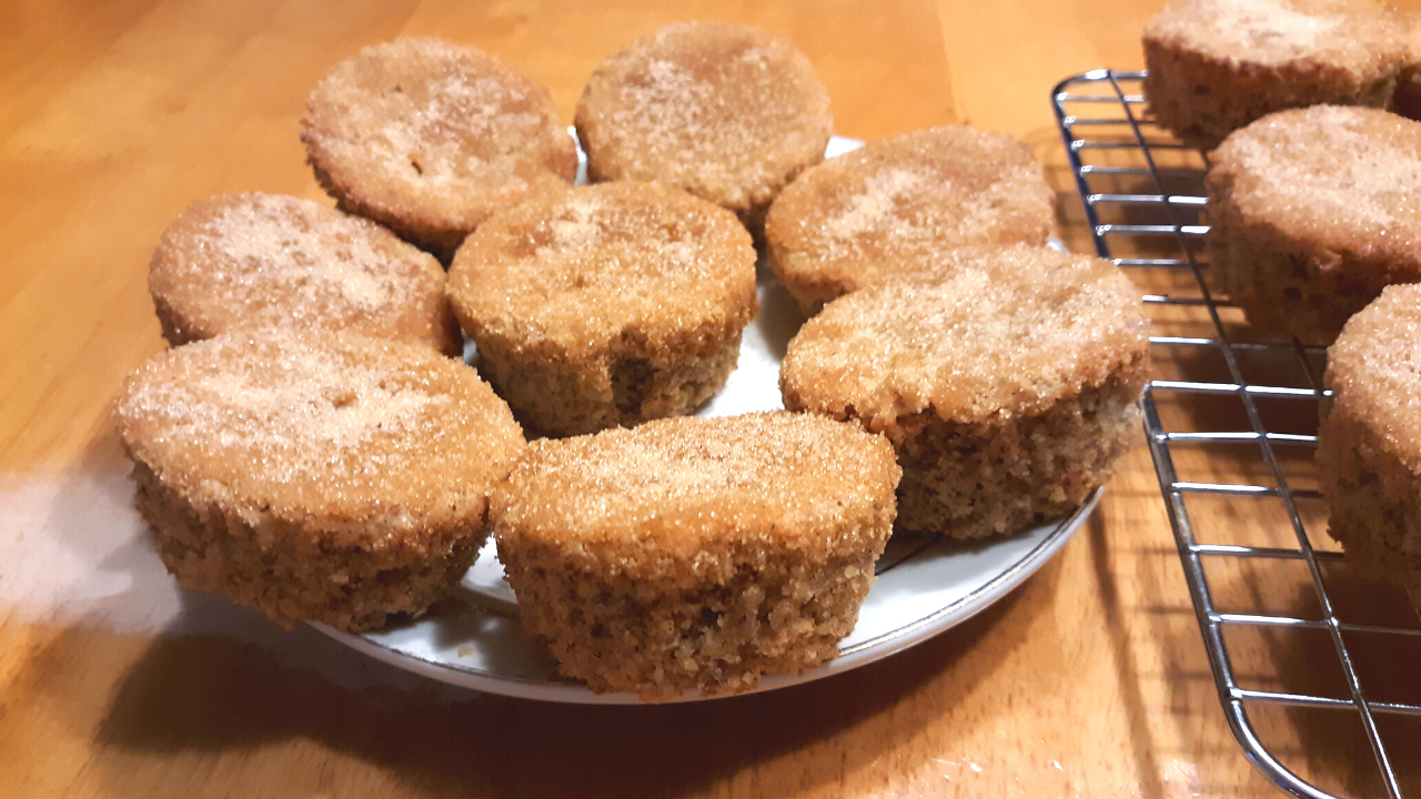 Gluten Free Keto Friendly Cinnamon Coffee Cake Muffins