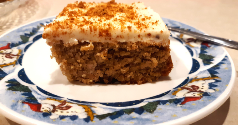 Keto Spice Cake With Keto Cream Cheese Frosting