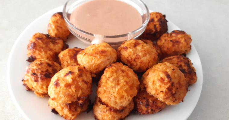 Easy Keto Tater Tots/Hash Browns And Keto Fry Sauce