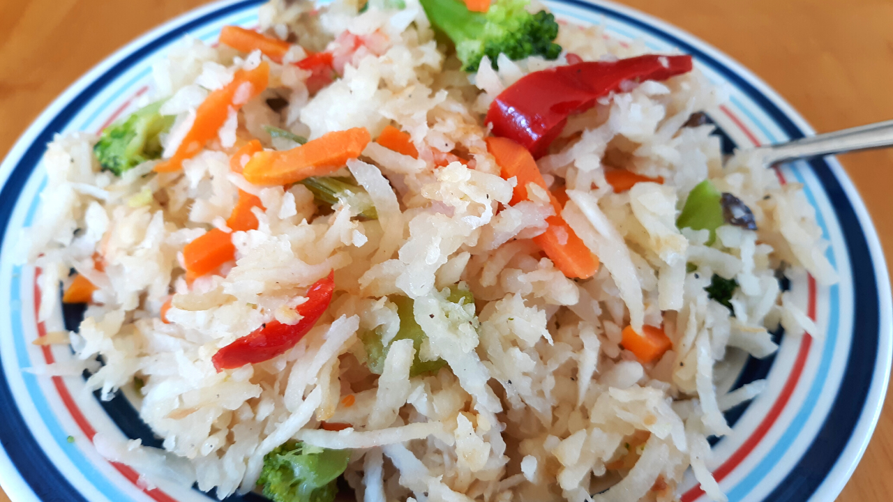 Quick keto “Rice” Without Cauliflower