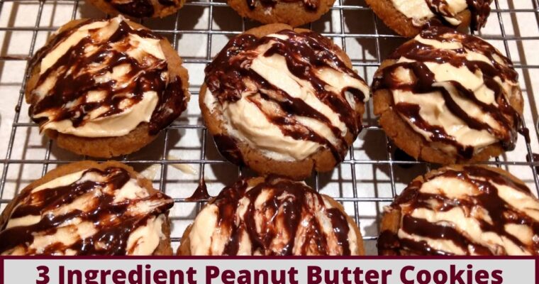 Quick 3 Ingredient Peanut Butter Cookies With Nut Free Options