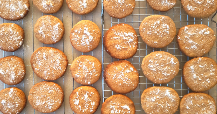 Simple Keto Coconut Flour Gingersnap Cookies