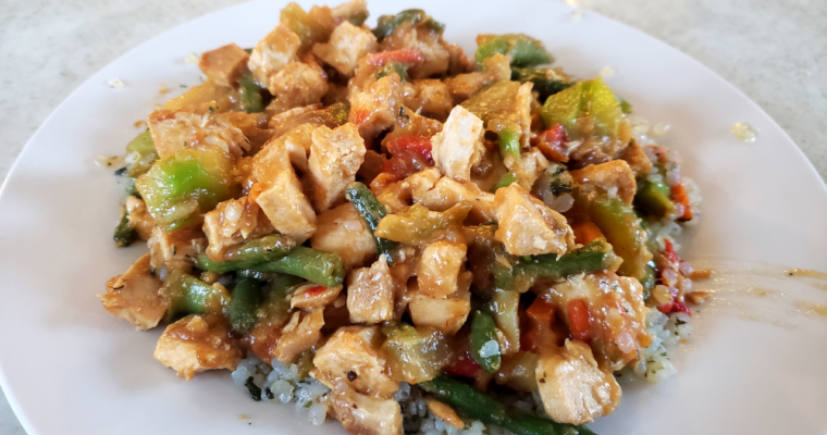 10 Minute Keto Chinese Chicken Meal