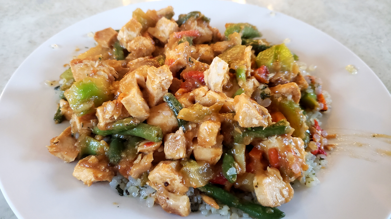 10 Minute Keto Chinese Chicken Meal
