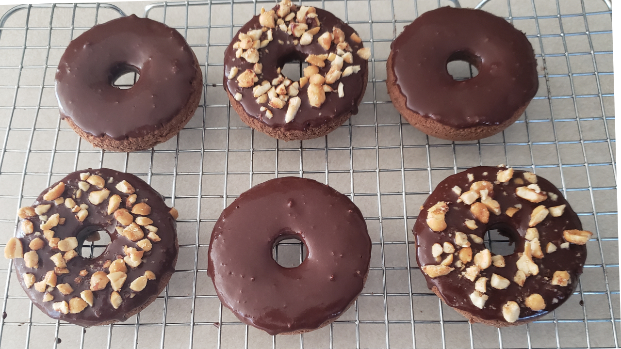 The Best Keto Chocolate Glazed Donuts delicious low carb kitchen