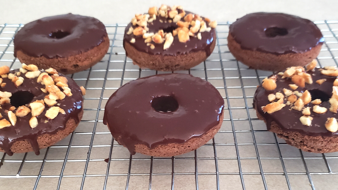The Best Keto Chocolate Glazed Donuts