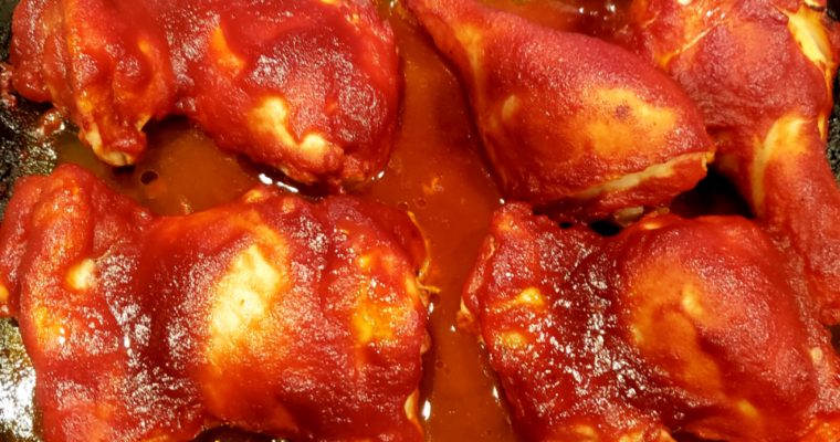 Easy Keto Barbecue Chicken Wings or Thighs