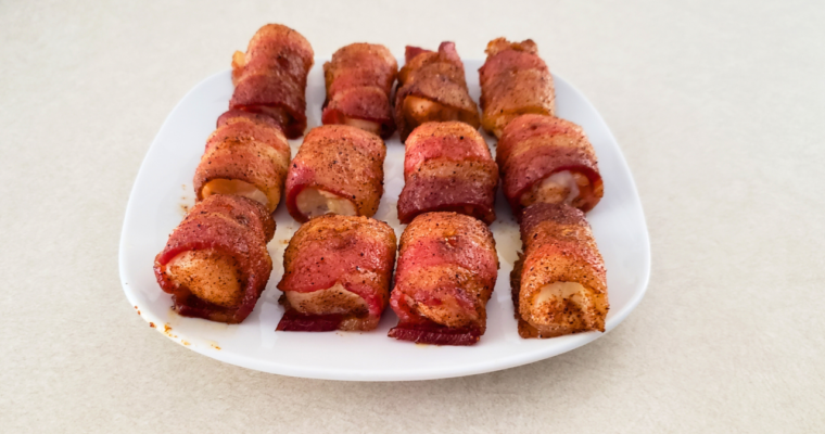 Easy Keto Bacon Wrapped Chicken Bites