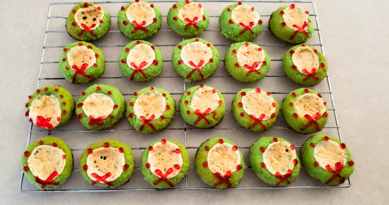Easy Keto Holiday Thumbprint Cookies