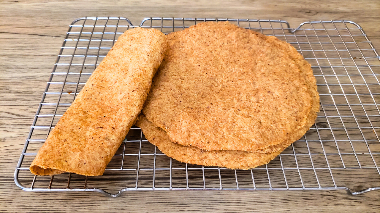 The Easiest 2 Ingredient Keto Tortillas and Crunchy Taco Shells