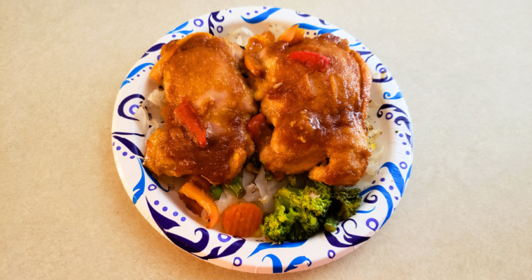 Quick Baked Keto Sweet and Sour Chicken Thighs