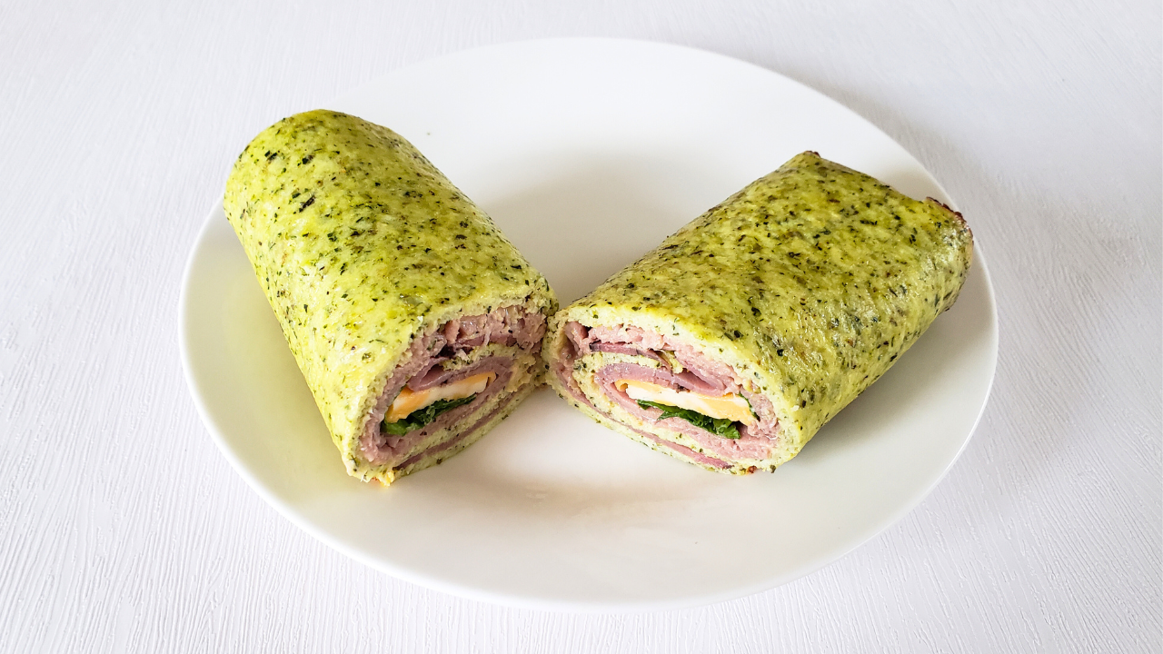 Quick Keto Zucchini “Flatbread” Wrap