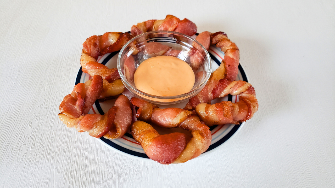Quick Keto Bacon Wrapped Onion Rings