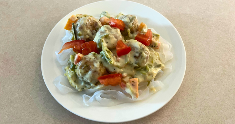 Easy Keto Creamy Italian Meatballs