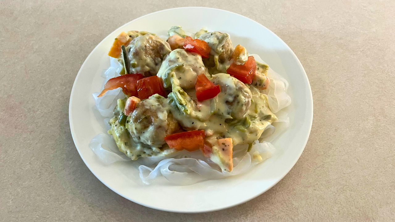 Easy Keto Creamy Italian Meatballs