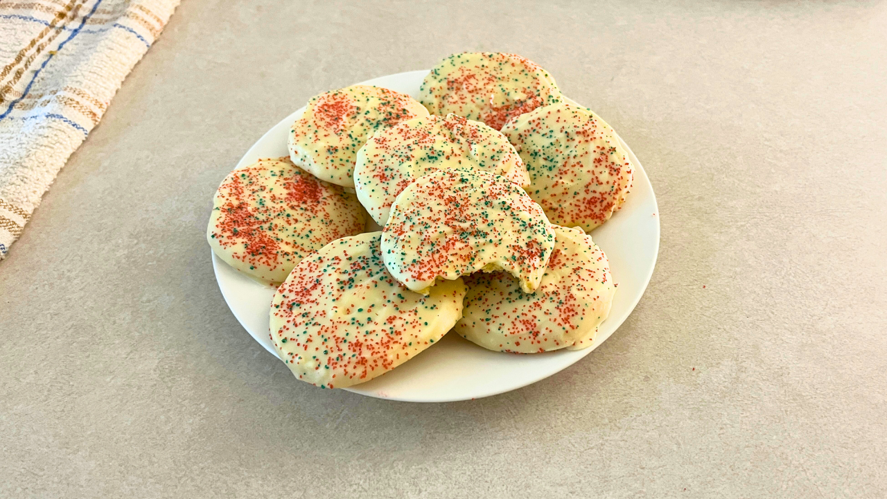 Easy Keto Dipped “Sugar” Cookies