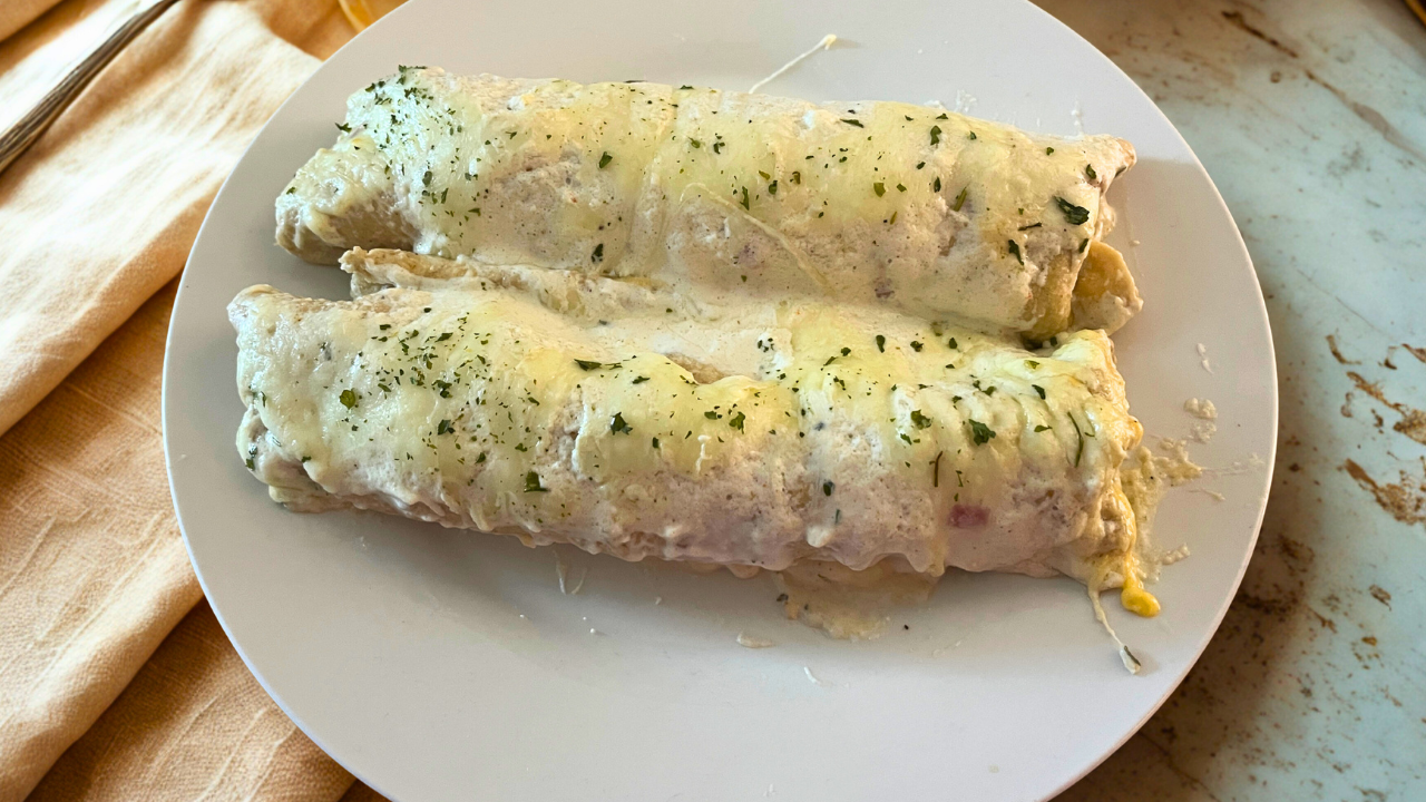 Easy Keto Baked Creamy Shrimp Wraps