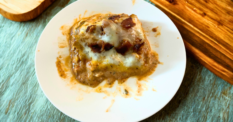 Keto Bacon Cheeseburger Lasagna