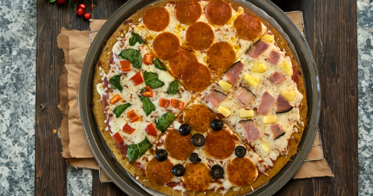 Quick and Easy Keto 4-in-1 Pizza