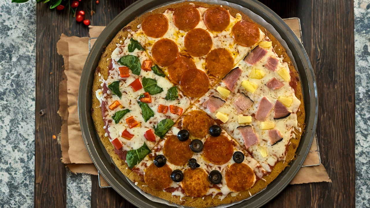 Quick and Easy Keto 4-in-1 Pizza