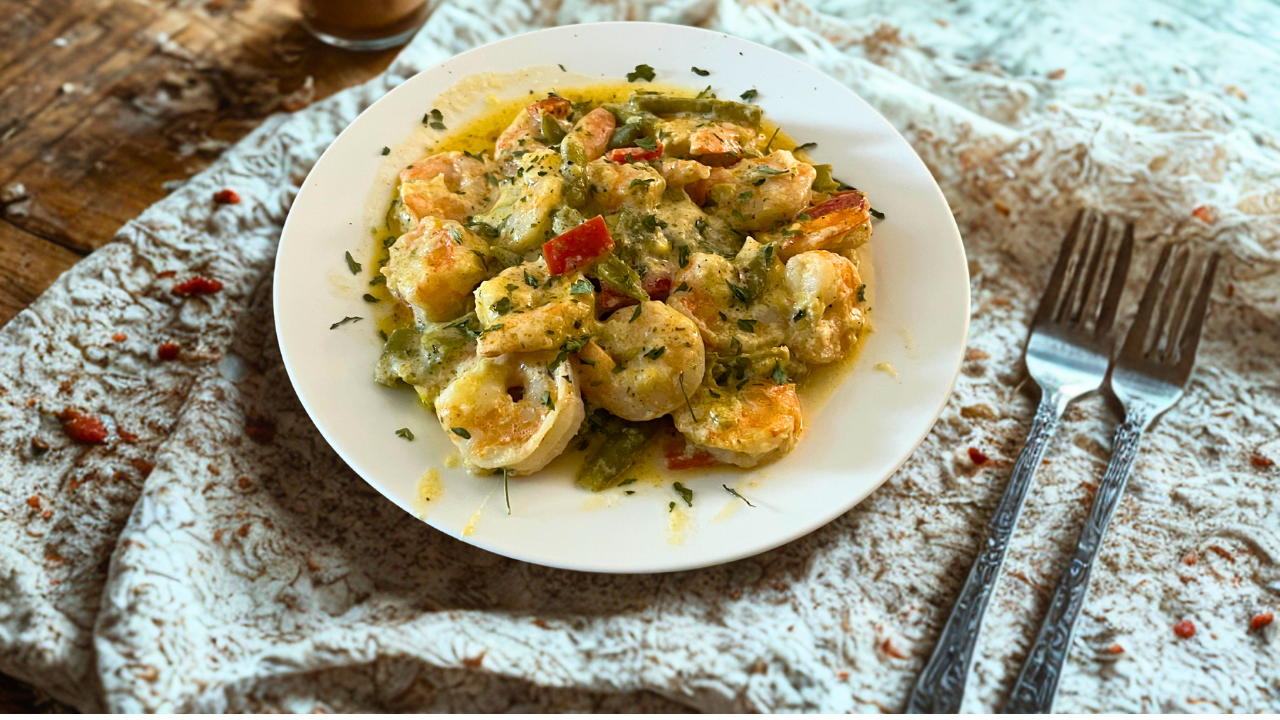 20 Minute Keto Shrimp Bake