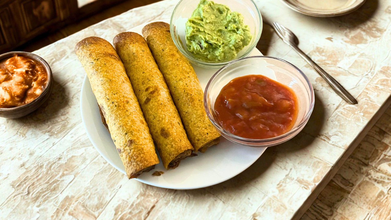 Easy Keto Baked Taquitos