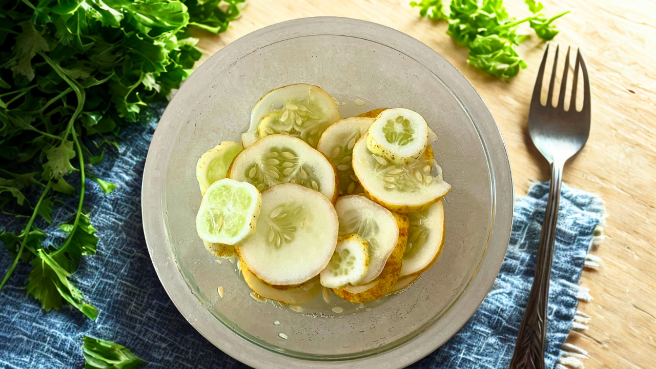 Sweet and Tangy Cucumber Salad