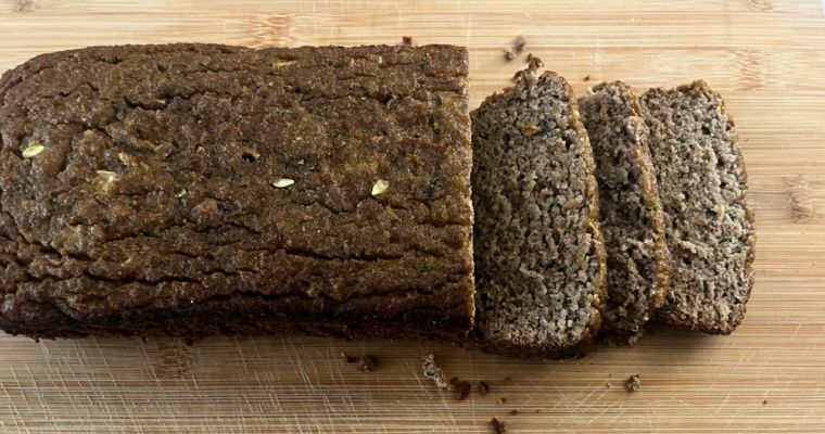 Quick keto Maple-Spiced Zucchini Bread