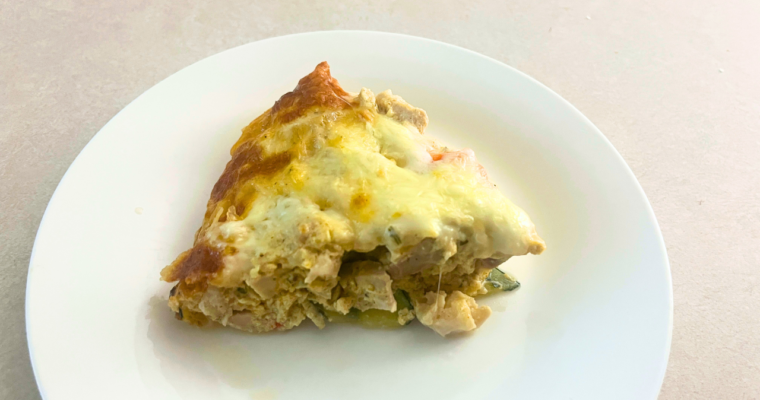 Easy Keto Chicken Zucchini Pie