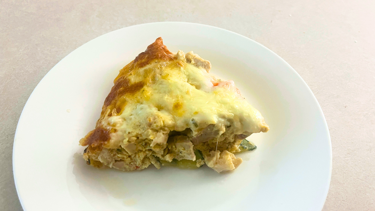 Easy Keto Chicken Zucchini Pie